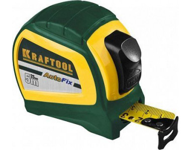 KRAFTOOL AutoFix 8м / 25мм рулетка с автостопом