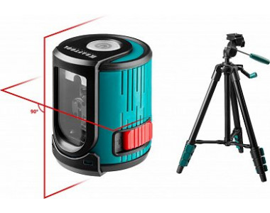 KRAFTOOL CL 20 #3 нивелир лазерный, 20м, IP54, точн. +/-0,2 мм/м, штатив